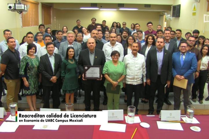 Embedded thumbnail for Reacreditan calidad de Licenciatura en Economía de UABC Campus Mexicali